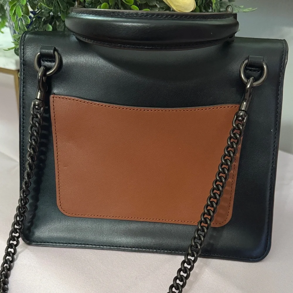 Coach Rare Exotic Top Handle Parker Bag Suede interior PRISTINE - Picture 6 of 16